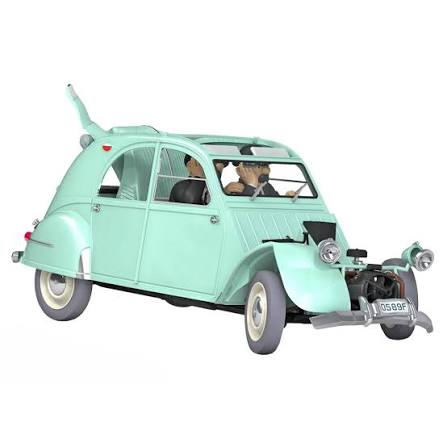 COLLECTION VOITURE TINTIN / LA 2CV CASSÉE