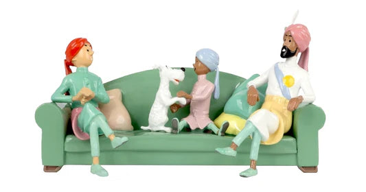 "Tintin sofa scene" statuette