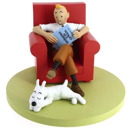 Tintin Statuette - Red Armchair