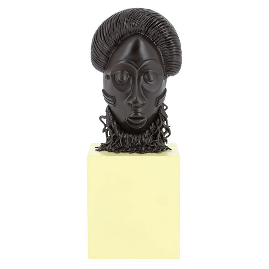 African Mask Statuette
