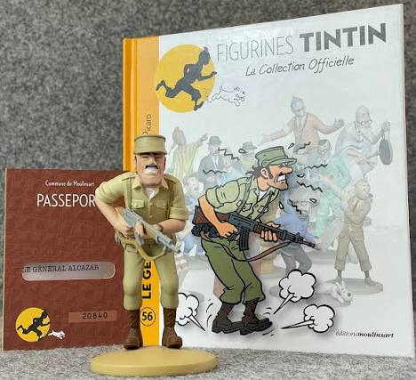 FIGURINE / TINTIN / LE GÉNÉRAL ALCAZAR