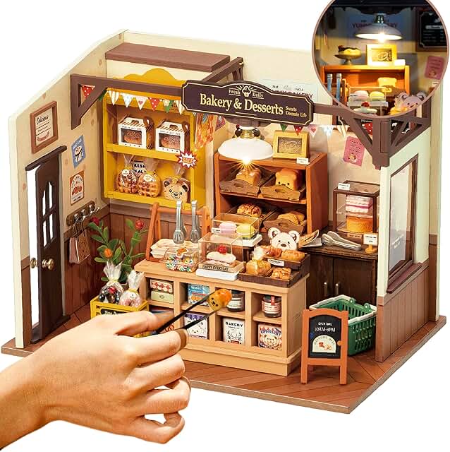 Maison miniature à bricoler / BOULANGERIE BECKA