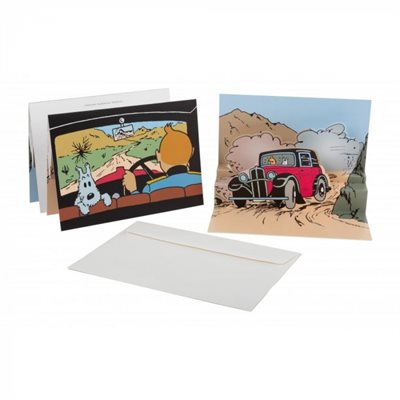 CARTE / TINTIN / POP-UP