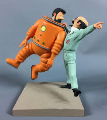 “Haddock and Professor Calculus Moon” Statuette