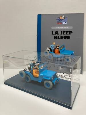 COLLECTION VOITURE / TINTIN / LA JEEP BLEUE