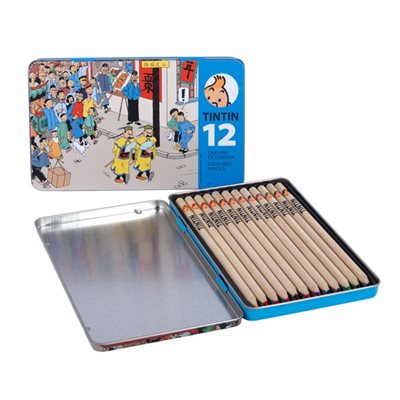 CRAYON COULEUR / TINTIN / LE LOTUS BLEU