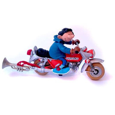 FIGURINE / LA MOTO DE GASTON