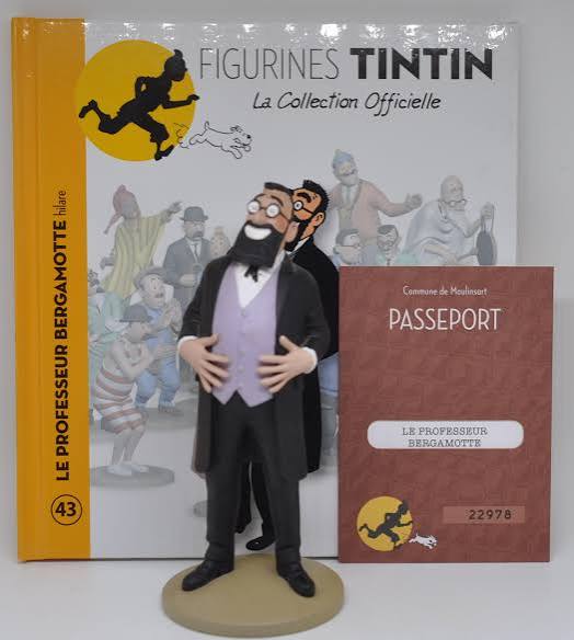 FIGURINE / TINTIN / LE PROFESSEUR BERGAMOTE