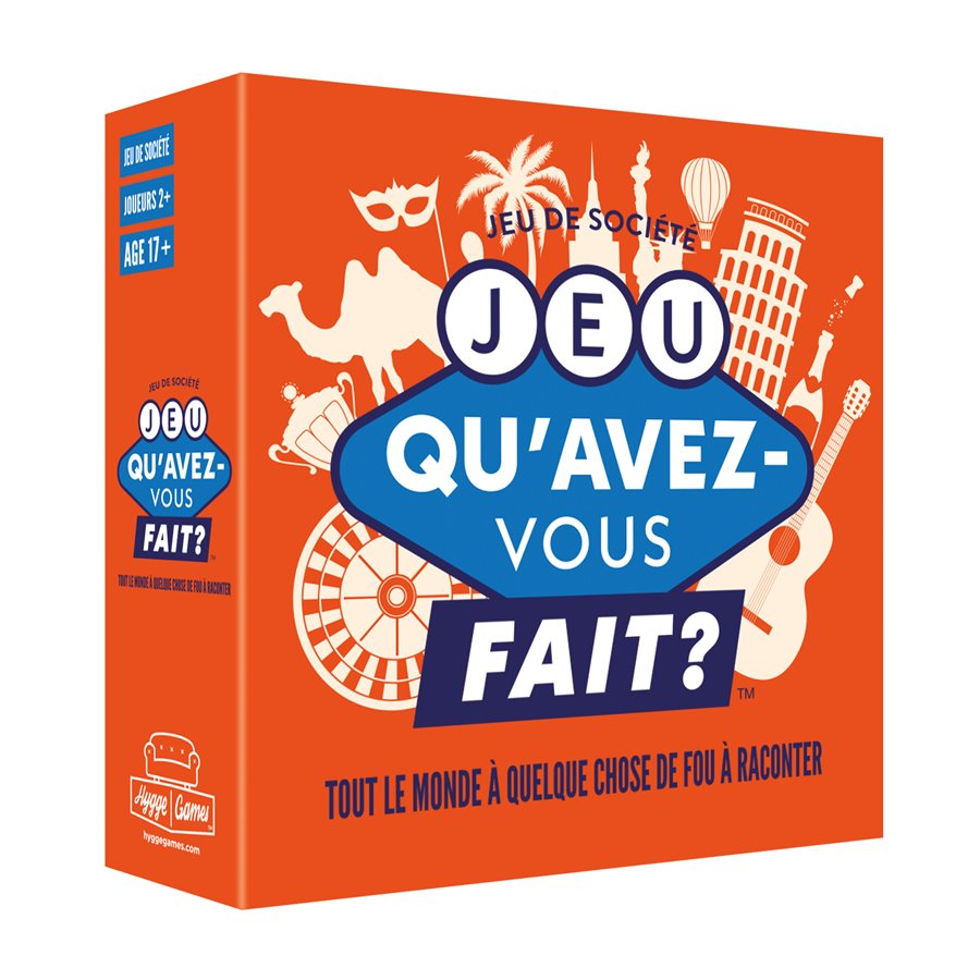 Jeu de Société Festif / QU'AVEZ-VOUS FAIT ?
