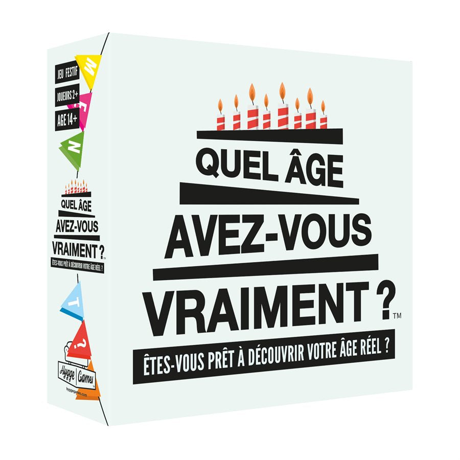 Jeu de Société Festif / QUEL ÂGE AVEZ-VOUS VRAIMENT ?