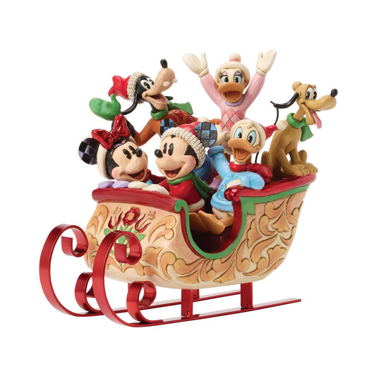 Traîneau de Noël Mickey et ses amis