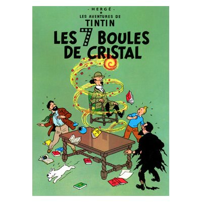 Affiche Laminée Tintin