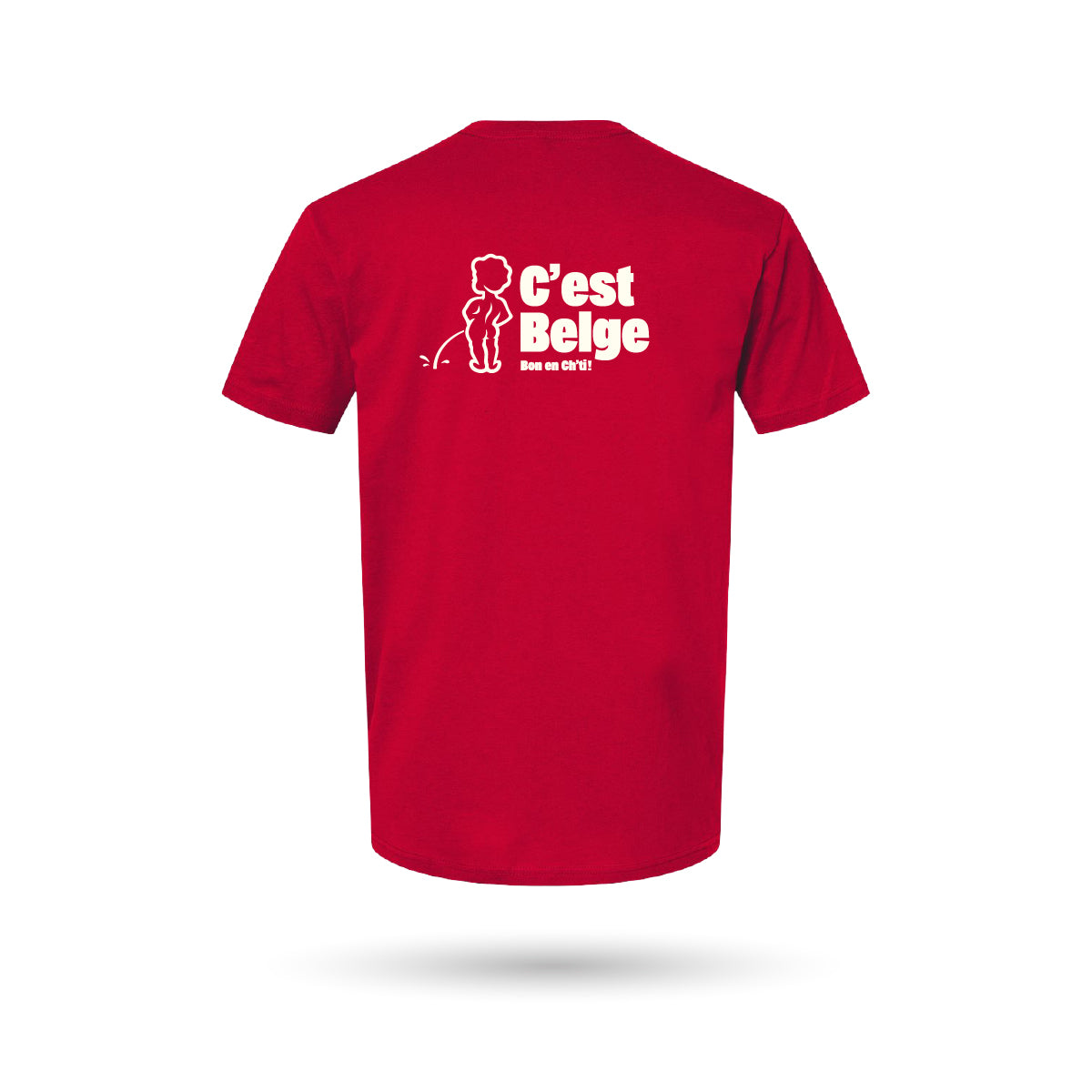 T-shirt C'est Belge (rouge)