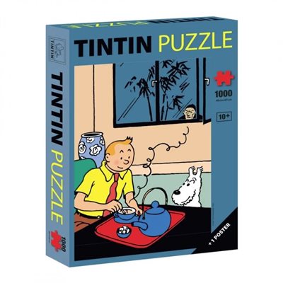 Casse-tête Tintin | Tintin prenant le thé