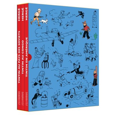 COFFRET LIVRE / TROIS ALBUMS COLORISÉS