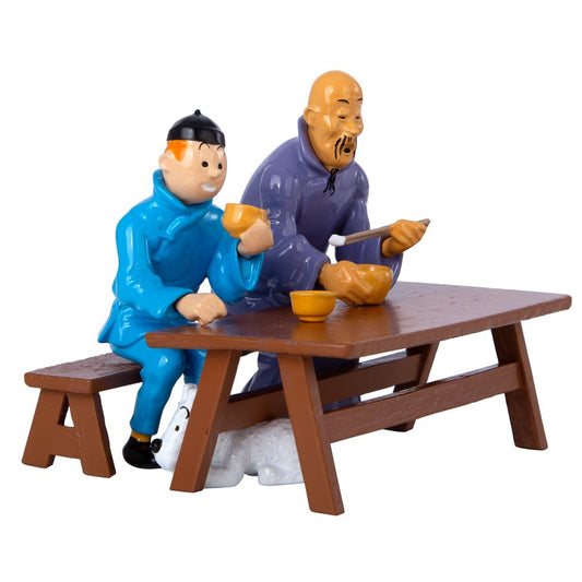 Figurine Scène du Lotus Bleu