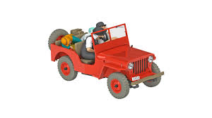 COLLECTION VOITURE TINTIN / LA JEEP ROUGE