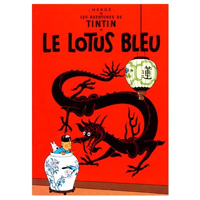 Affiche Laminée Tintin