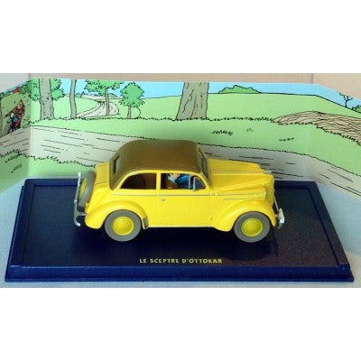 VOITURE / TINTIN / L'OPEL OLYMPIA CABRIOLET