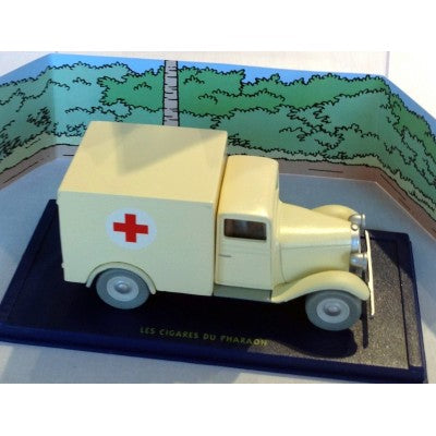 VOITURE / TINTIN / L'AMBULANCE DE L'ASILE / 1/43