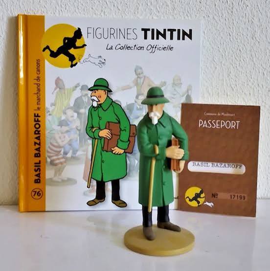 FIGURINE / TINTIN / BASIL BAZAROFF