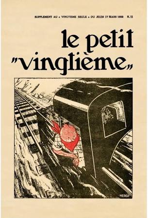 Affiche Laminée Tintin