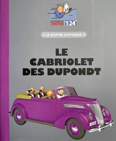 COLLECTION VOITURE TINTIN / LE CABRIOLET DES DUPONDT
