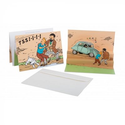 CARTE / TINTIN / POP-UP