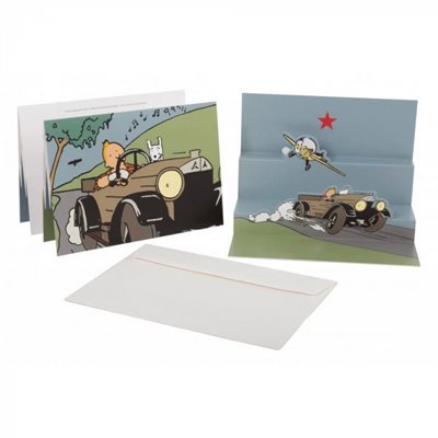 CARTE/ TINTIN / POP-UP
