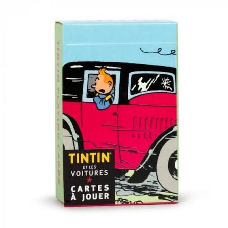 JEU DE CARTES TINTIN / VOITURES