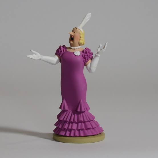 FIGURINE TINTIN / LA CASTAFIORE EN CONCERT