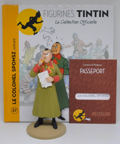 FIGURINE TINTIN / LE COLONEL SPONSZ