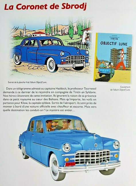 COLLECTION VOITURE TINTIN / LA CORONET DE SBRODJ