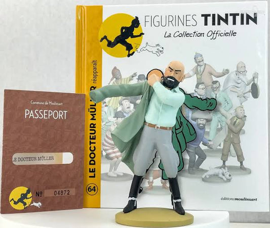 FIGURINE / TINTIN / LE DOCTEUR MÜLLER