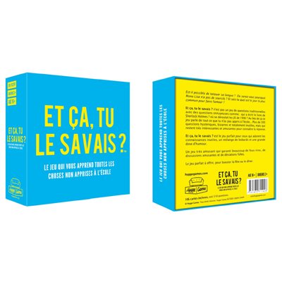 Jeu de Société Festif / ET ÇA TU SAVAIS ?