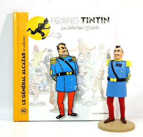 FIGURINE / TINTIN / LE GÉNÉRAL ALKAZAR