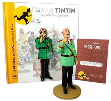 FIGURINE / TINTIN / LE GÉNÉRAL TAPIOCA