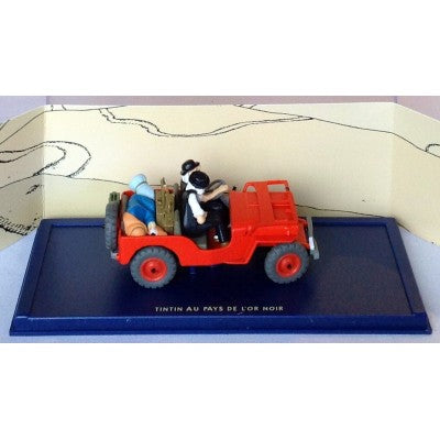 VOITURE / TINTIN / LA JEEP ROUGE / 1/43