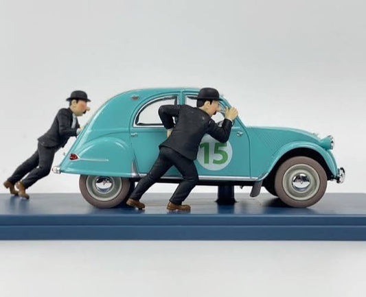 COLLECTION VOITURE TINTIN / LA 2CV DU RALLYE