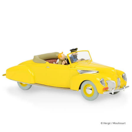 COLLECTION VOITURE TINTIN / LA DÉCAPOTABLE DE HADDOCK