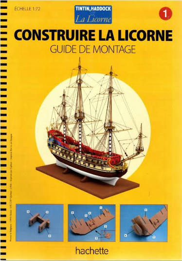 LA LICORNE / TINTIN / CONSTRUIRE LA LICORNE