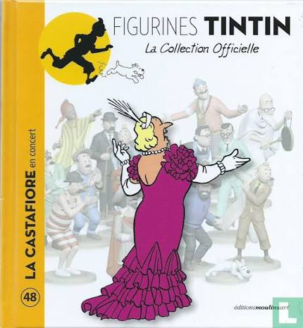 FIGURINE TINTIN / LA CASTAFIORE EN CONCERT
