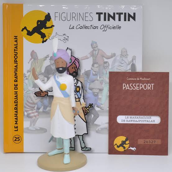 FIGURINE / TINTIN / LE MAHARADJAH DE RAWHAJPOUTALAH