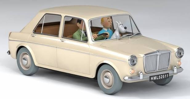 COLLECTION VOITURE TINTIN / LA MG DE L'AUTO-STOP