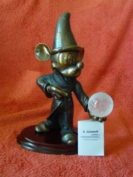 STATUE EN BRONZE DE MICKEY / DISNEY