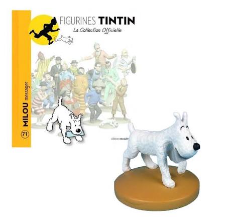 FIGURINE / TINTIN / MILOU MESSAGER