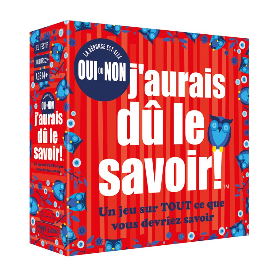 Jeu de société festif / J'AURAIS DÛ LE SAVOIR