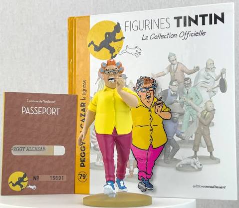 FIGURINE / TINTIN / PEGGY ALKAZAR