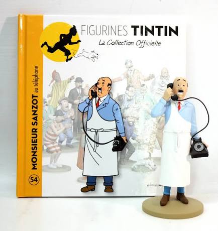 FIGURINE TINTIN / MONSIEUR SANZOT