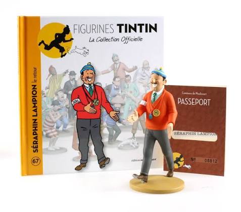 FIGURINE / TINTIN / SÉRAPHIN LAMPION